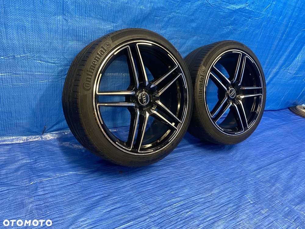 KOŁA KOŁO 21 FELGA ALUMINIOWE ALUSY 21"x 9,5J ET35  5X112; 66,6mm KOŁA NA SZTUKI ; OPONY CONTINENTAL ; AUDI Q7 ORYGINAŁ - 4