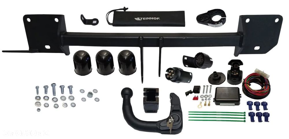 HAK HOLOWNICZY Z KULĄ WYPINANĄ PIONOWO ZABEZPIECZONĄ KLUCZYKIEM+MODUŁ do BMW X1 E84 2009-15 - 2