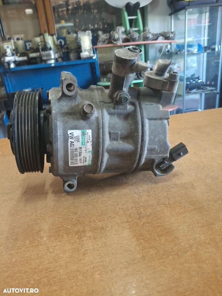 Compresor aer condiționat Vw Golf 5 Leon Audi A3 8p 1.9 tdi BMM BLS - 3
