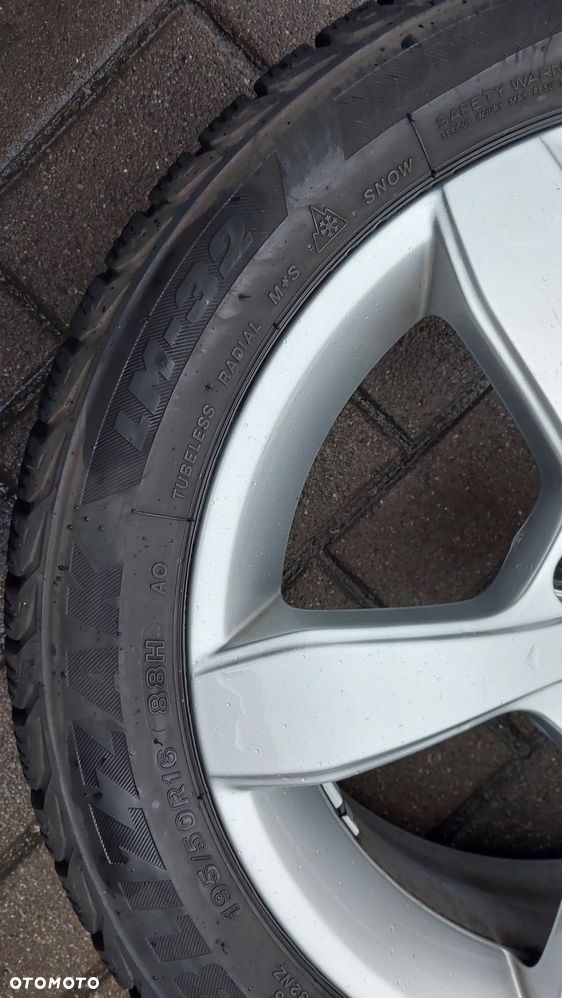 AUDI A1 FELGI 16 cali OPONY ZIMOWE KOŁA felga 8X0071496 6J*16H2 ET30 5x100 - 6