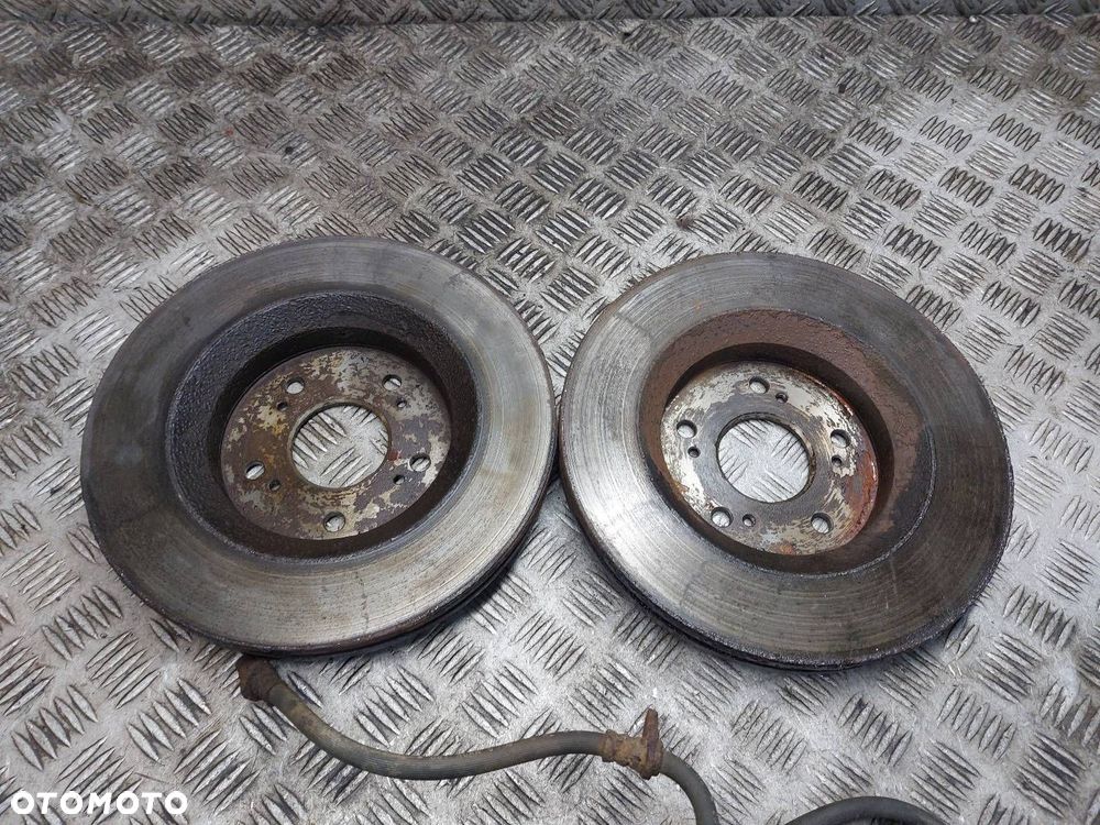 TARCZE HAMULCOWE PRZÓD + KLOCKI + ZACISKI HONDA CR-V III 2.2 i-CTDI - 6