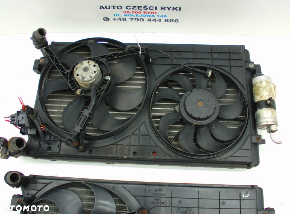Audi VW Seat Wentylatory CHłodnica  1J0121207 - 3