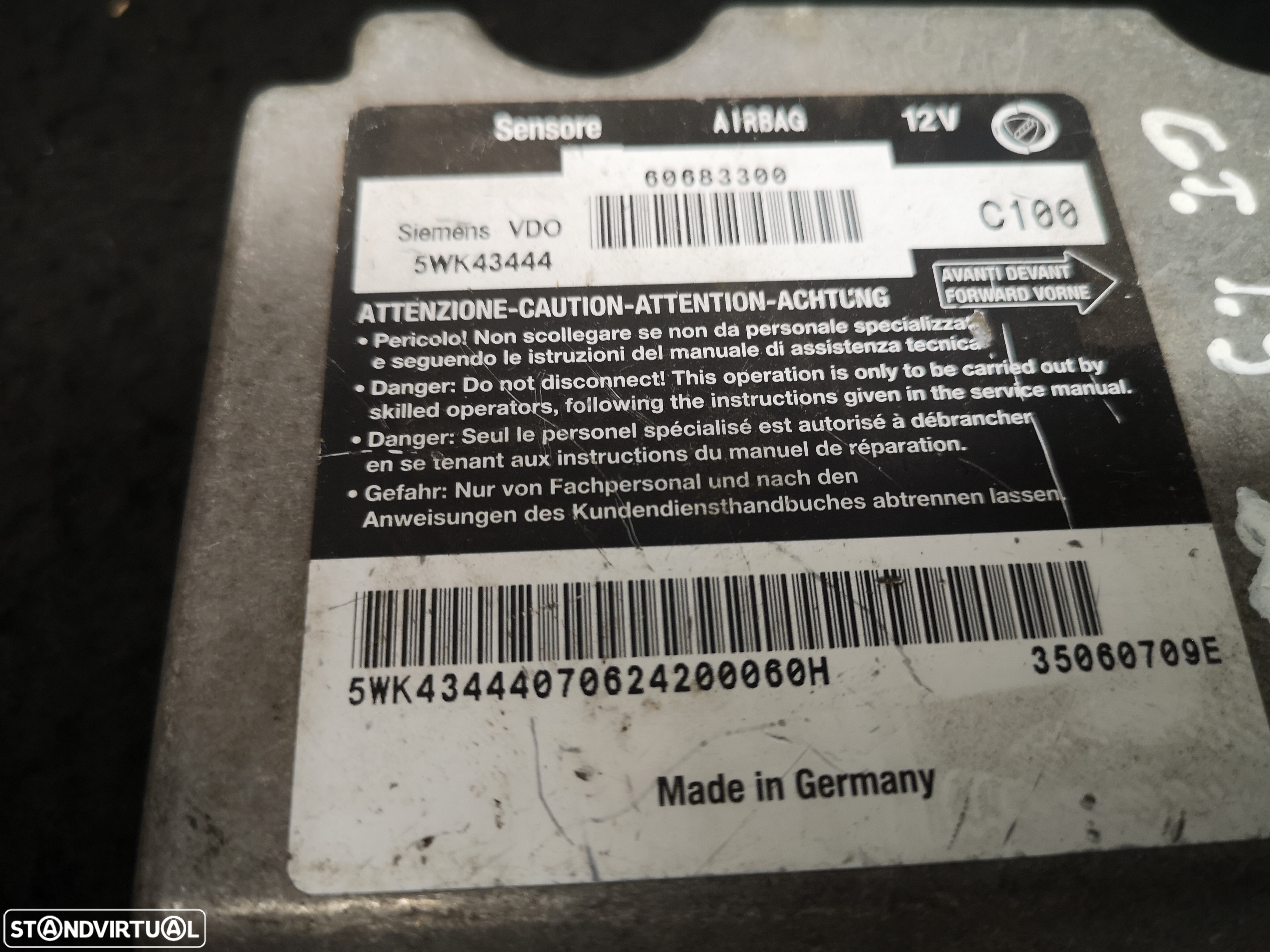 Centralina de airbag alfa romeo GT 2005+ - 3