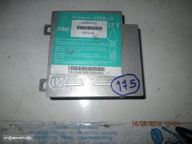 Modulo Airbag 46806592 FIAT PUNTO 2 2001 FIAT PUNTO 2001 1.2 60CV 5P AZUL - 1