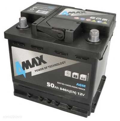 Akumulator JENOX 4MAX AGM 12v 50ah 540a P+ Radom, 3 lata gw. WYSYŁKA - 1