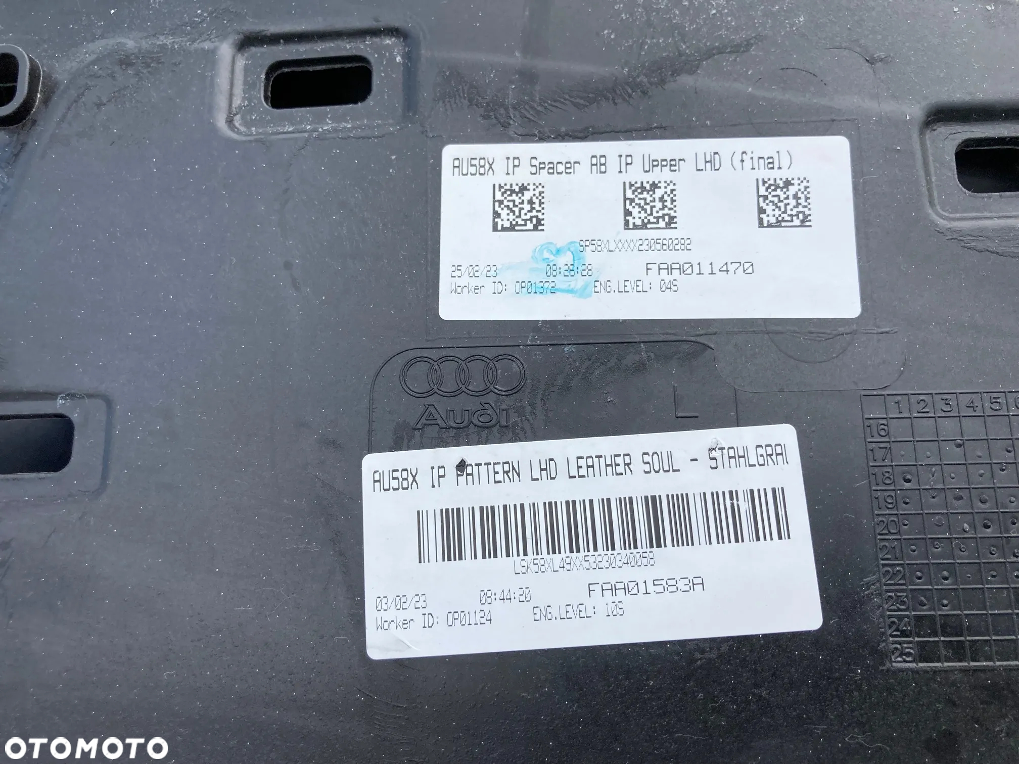 AUDI A6 S6 RS6 C8 A7 S7 RS7 4K DESKA Head Up KONSOLA KOKPIT PULPIT PÓŁKA PARAPET PODUSZKI POWIETRZNE AIRBAG KIEROWCY PASAŻERA  PASY PAS BEZPIECZEŃSTWA Oryginał Okazja - 8