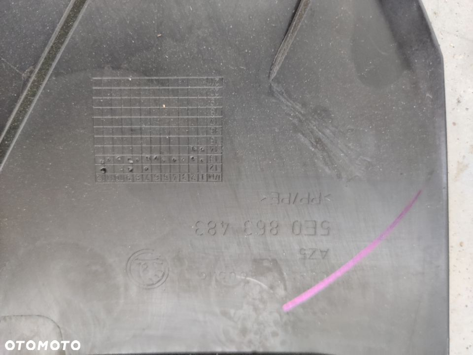 Osłona progu przód lewa Skoda OCTAVIA 3 III 5E0863483 - 6