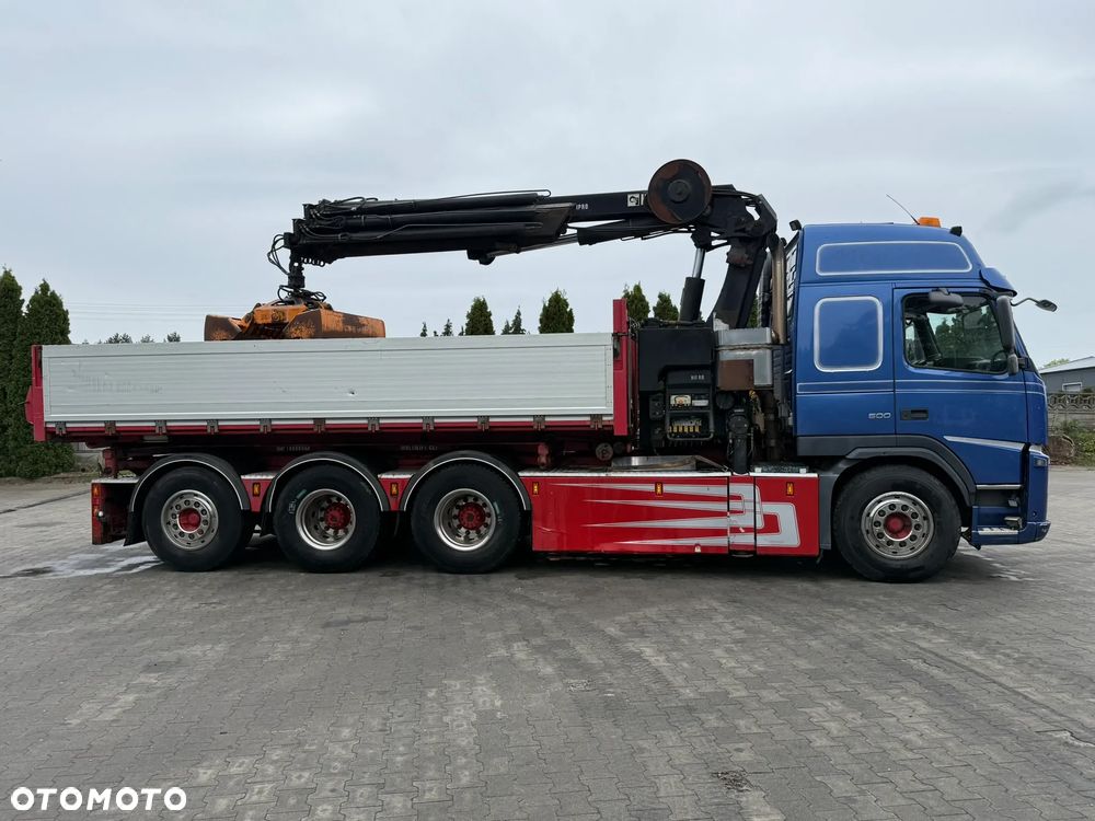 Volvo FM500 8x4 triadem wywrotka HDS HIAB 288-5 HiPro - 4