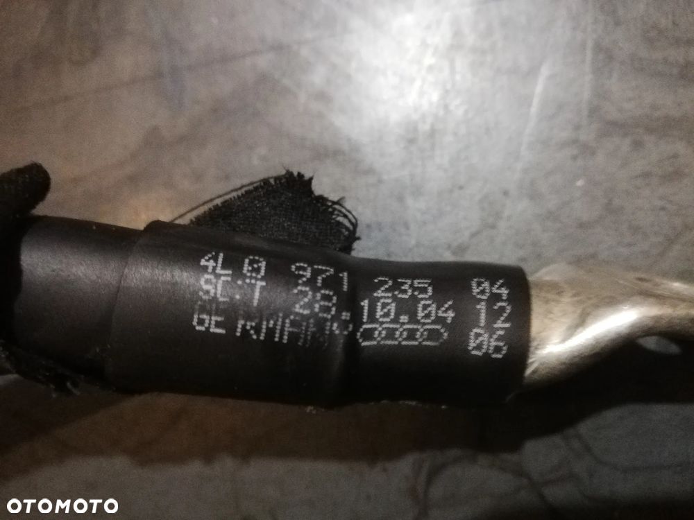 KLEMA PRZEWÓD AKUMULATORA 4L0971235 AUDI Q7 4L 3.0 TDI - 3