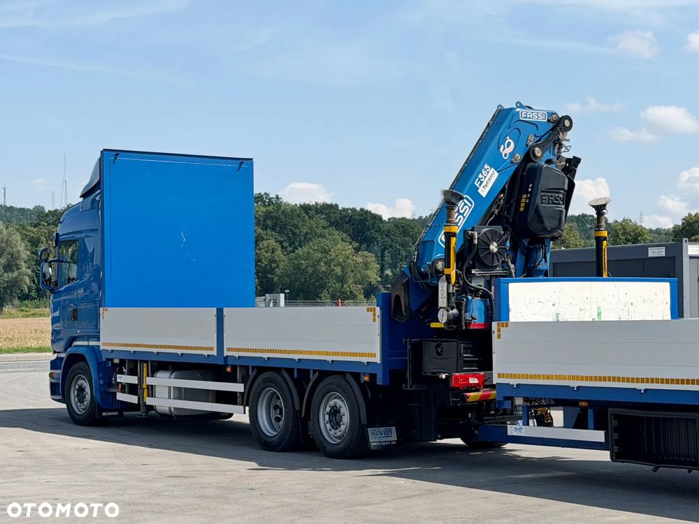 Scania R 450 * SKRZYNIA 6,60 m + FASSI F365 RA + PILOT + PRZYCZEPA - 10