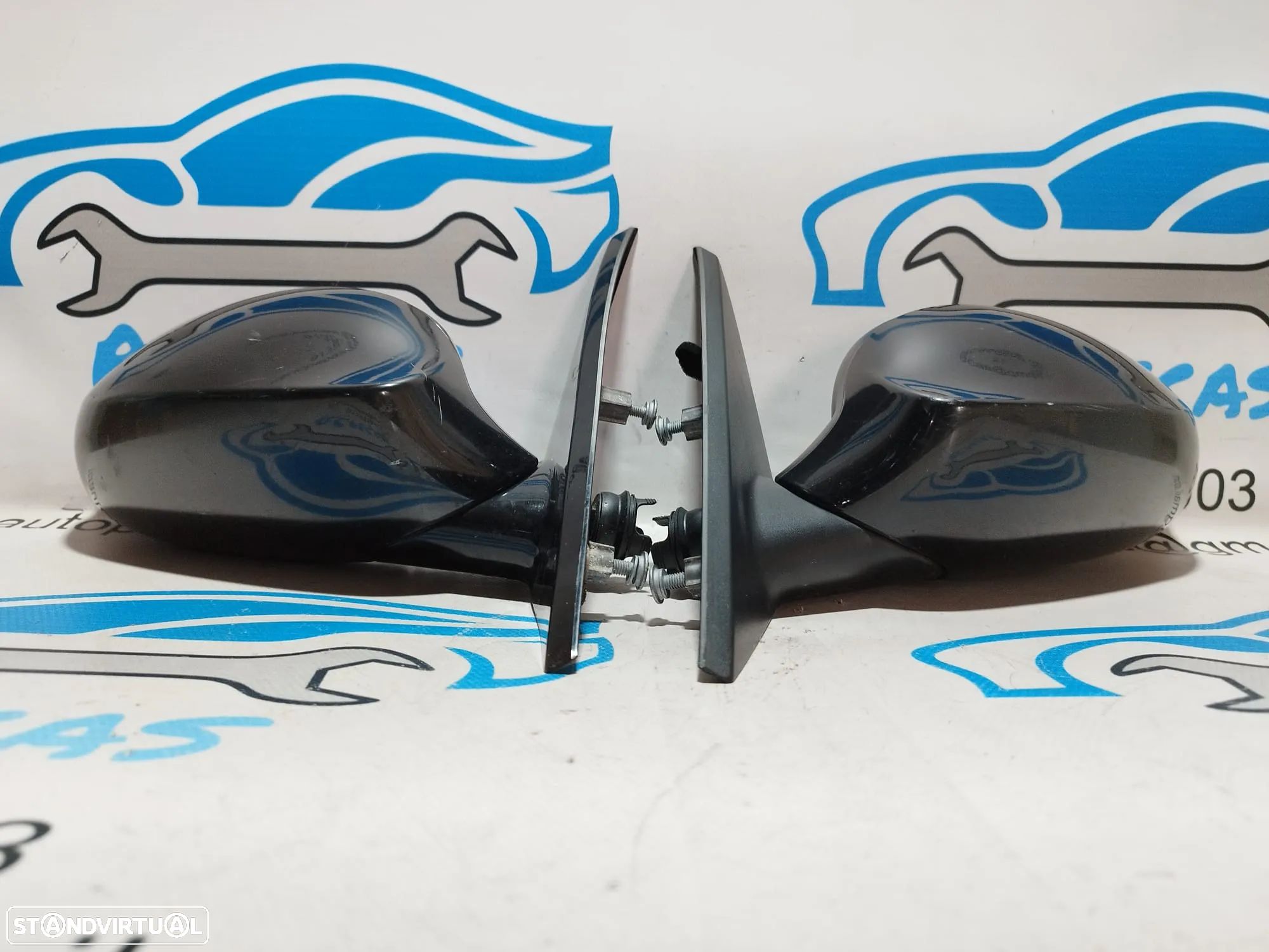 ESPELHO RETROVISOR ESQUERDO DIREITO BMW SERIE 1 E81 51167268124 7268124 51167268123 7268123 E82 COUPE E88 CABRIO ELETRICO AQUECIDO ESPELHOS RETROVISORES - 1
