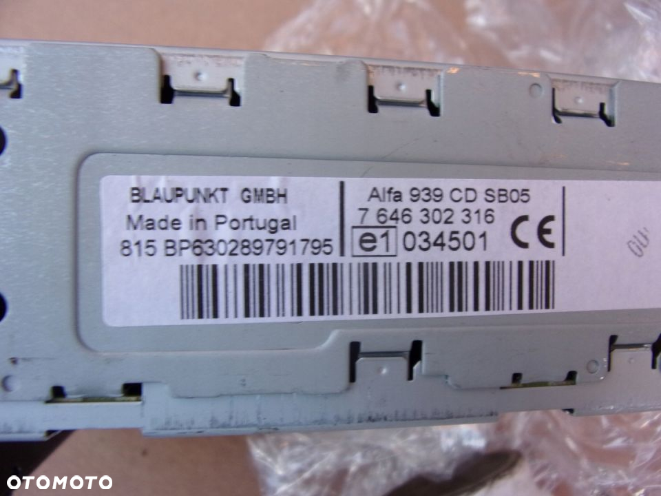 ALFA ROMEO 159 RADIO CD 7646302316 - 2