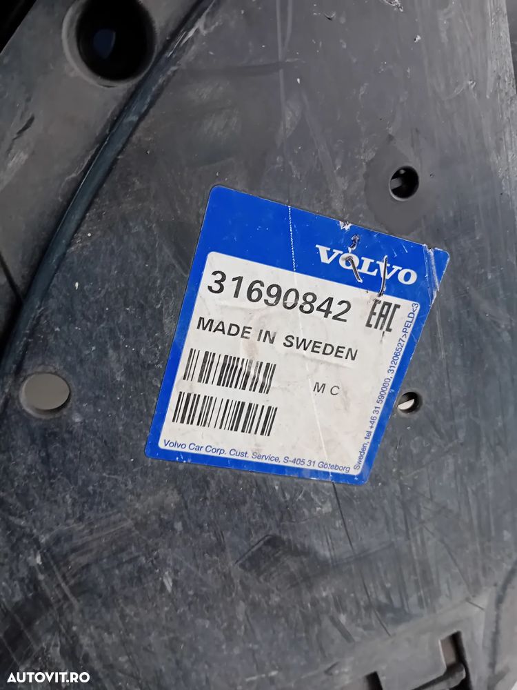 Fustă Scut Bară Față Volvo S90 V90 2016–2020 Original Cod 31690842 - 7