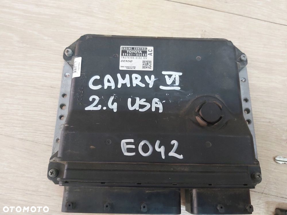 TOYOTA Camry VI XV40 2,4 vvti komputer silnika kluczyk stacyjka 06-11r - 2
