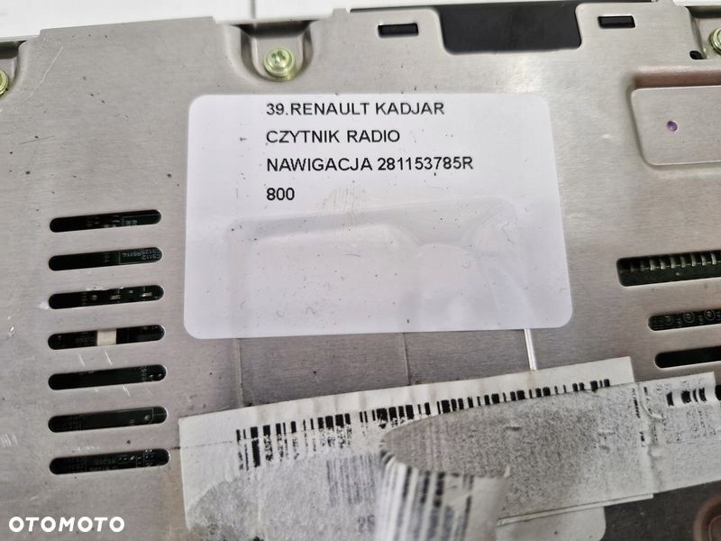 RENAULT KADJAR CZYTNIK RADIO NAWIGACJA 281153785R - 5