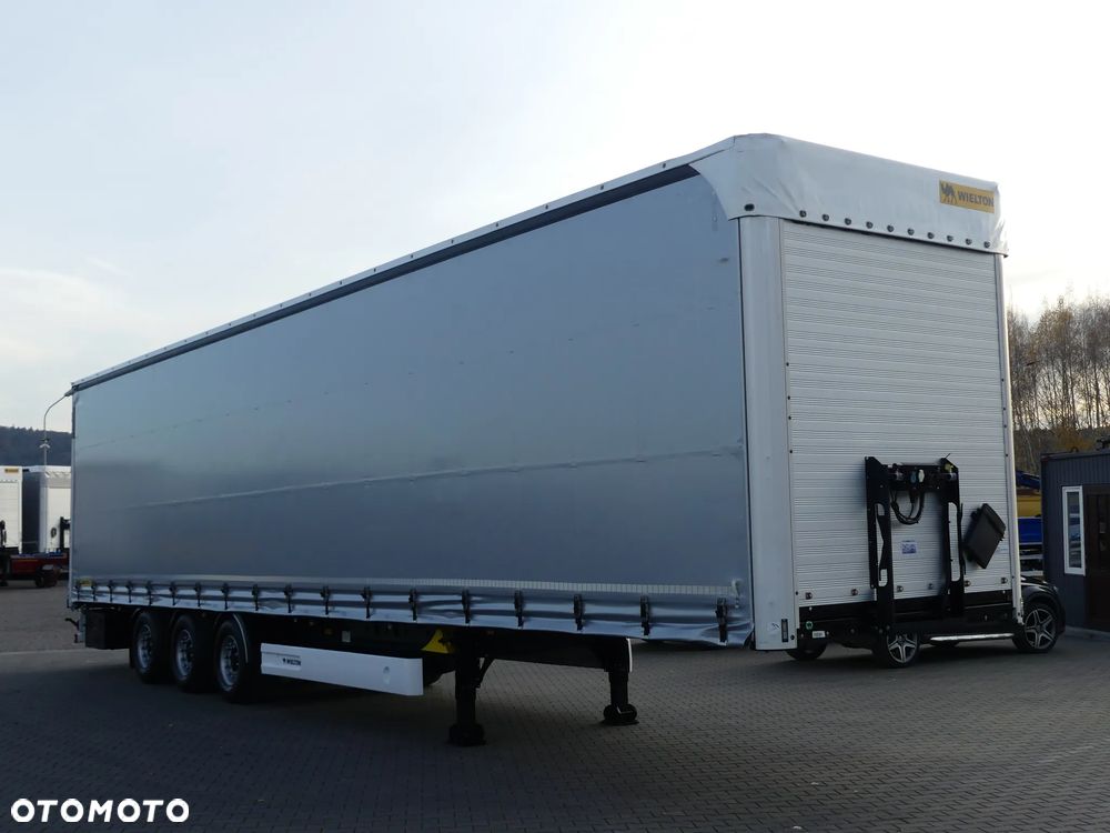 Wielton MEGA / FIRANKA / OŚ PODNOSZONA / ZADBANA / DACH PODNOSZONY / - 11