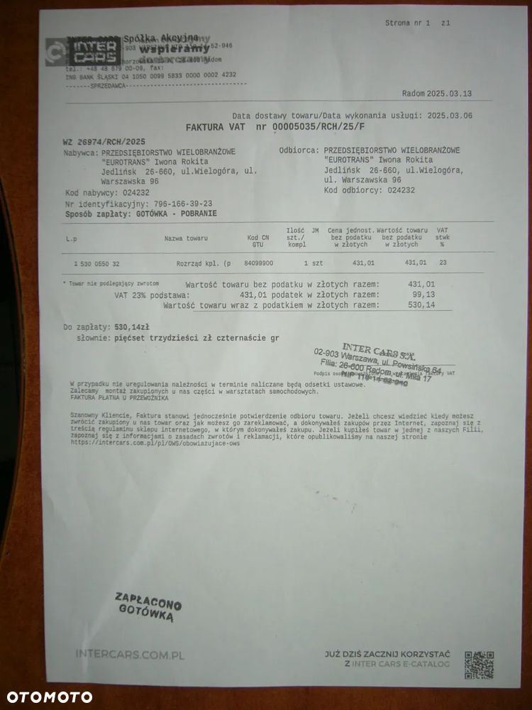 Volkswagen Transporter T5 LONG Chłodnia Konvekta 0*C - 26