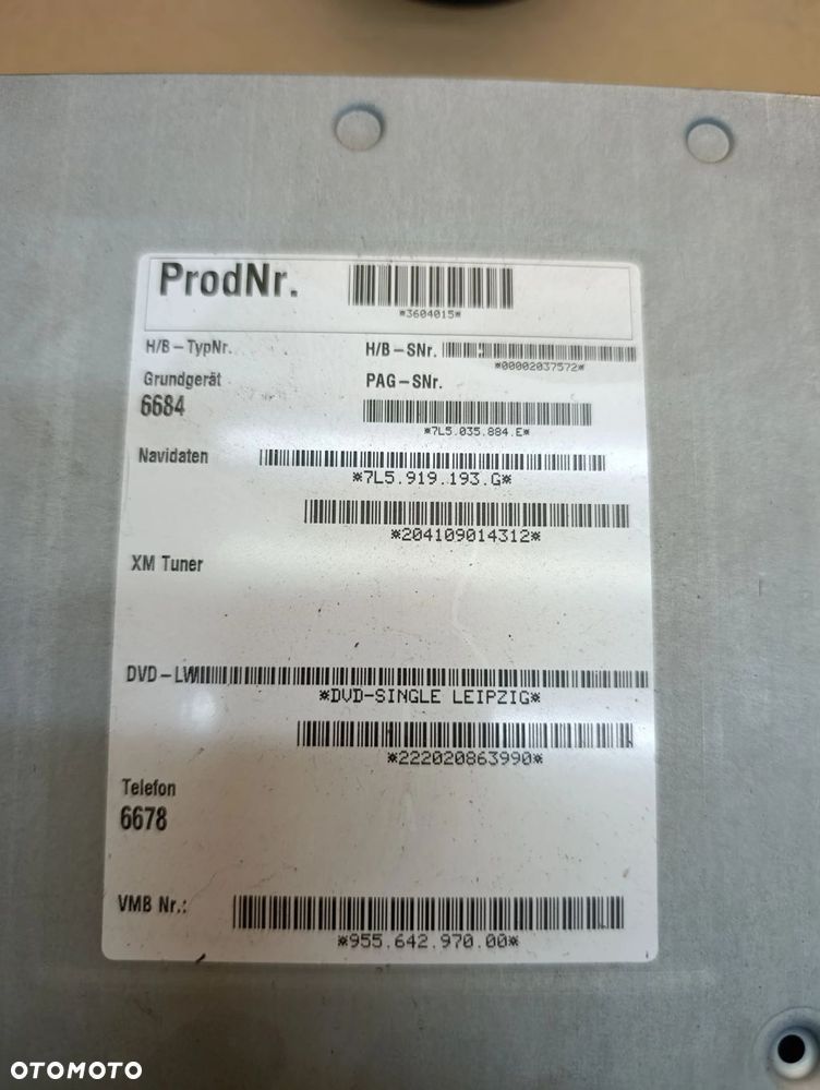 Cayenne I radio lift działające ! Porsche - 3