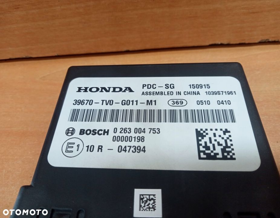 STEROWNIK MODUŁ PDC PARKOWANIA CIVIC IX 0263004753 - 2