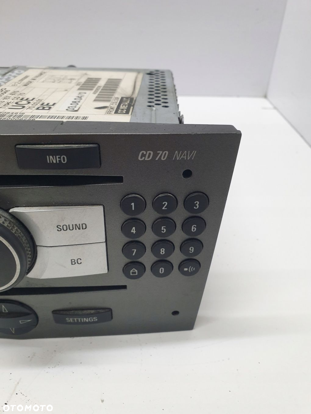 RADIO CD 70 NAVI OPEL ASTRA H 13157570 - 3