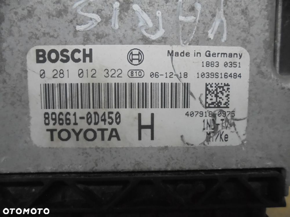 TOYOTA YARIS II 1.4 D4D STEROWNIK SILNIKA - 2