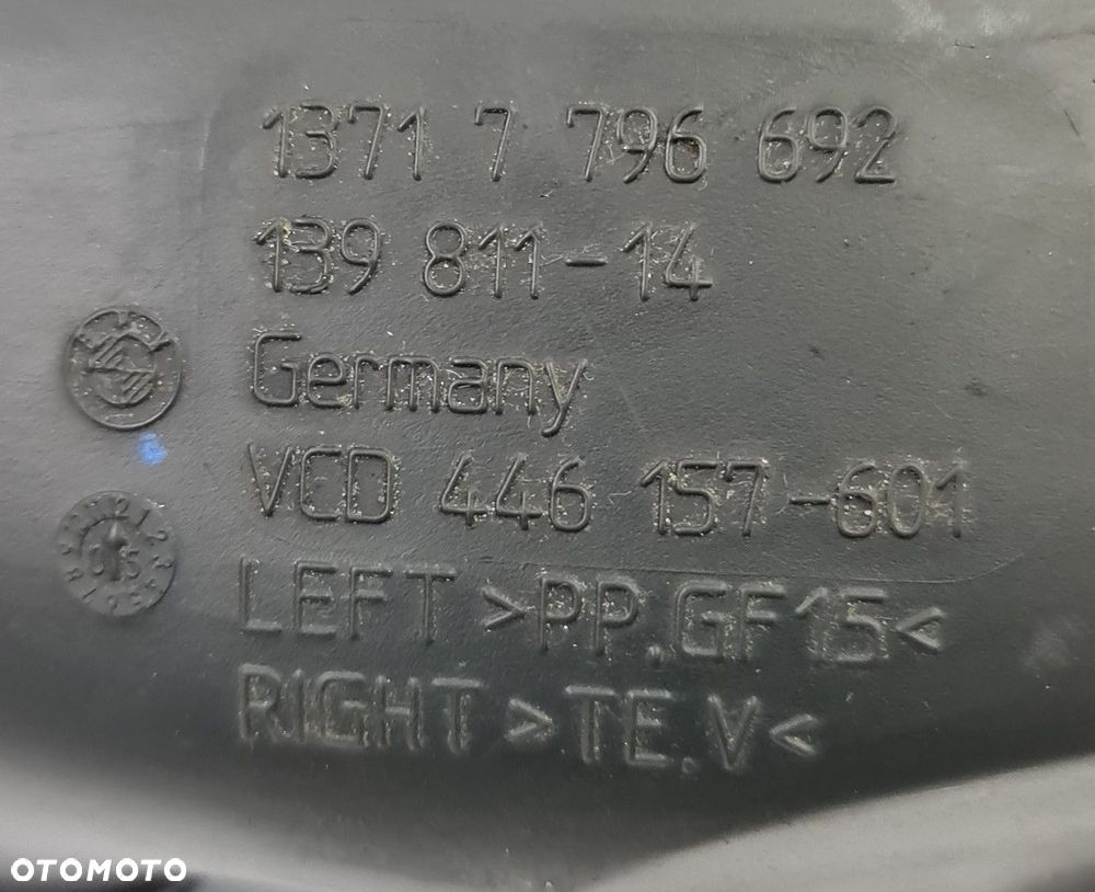 RURA DOLOT POWIETRZA BMW 5 E61 E60 7796692 - 2