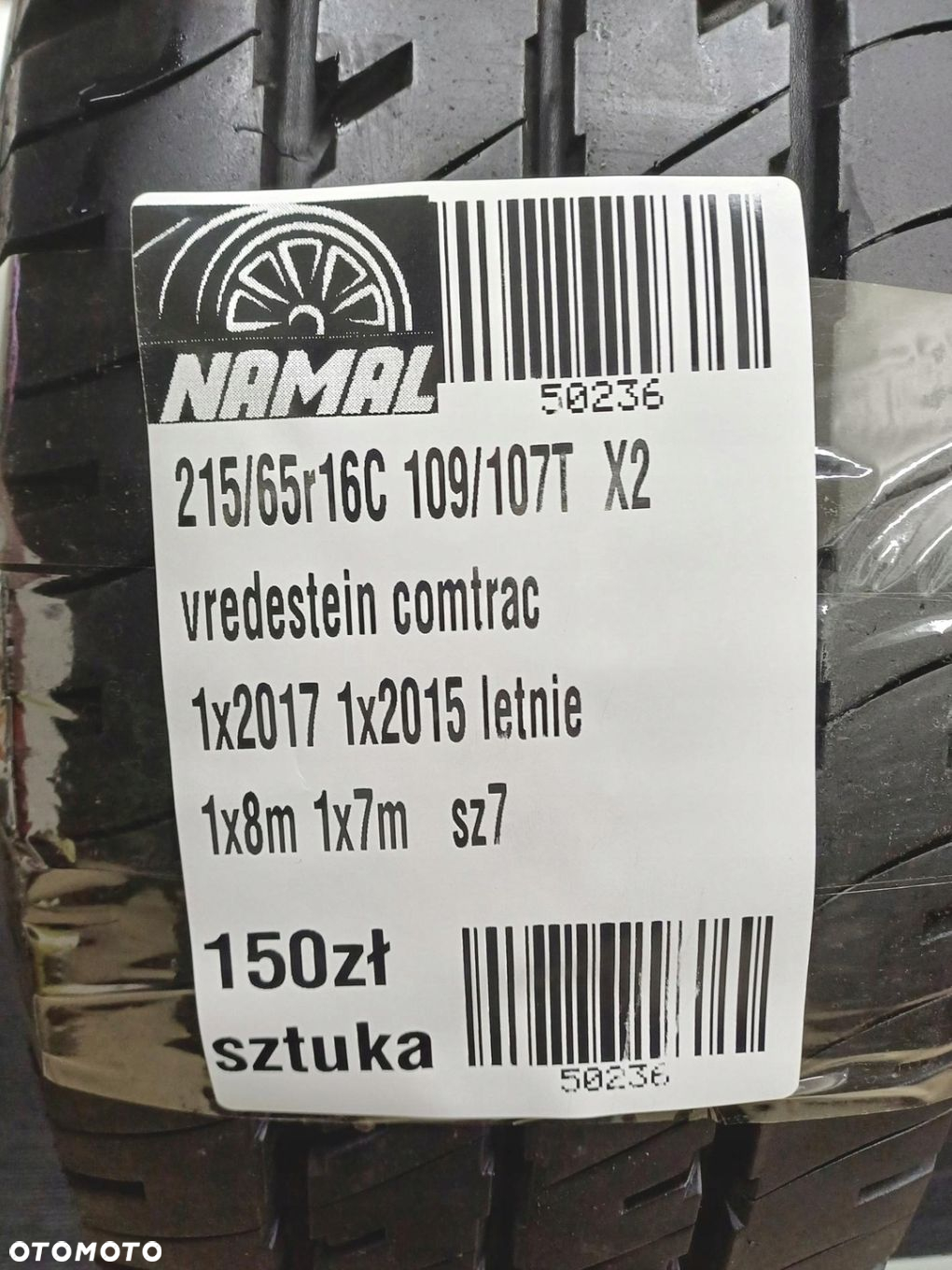 Vredestein Comtrac 2 215/65R16 opony letnie 8mm 50236 - 9