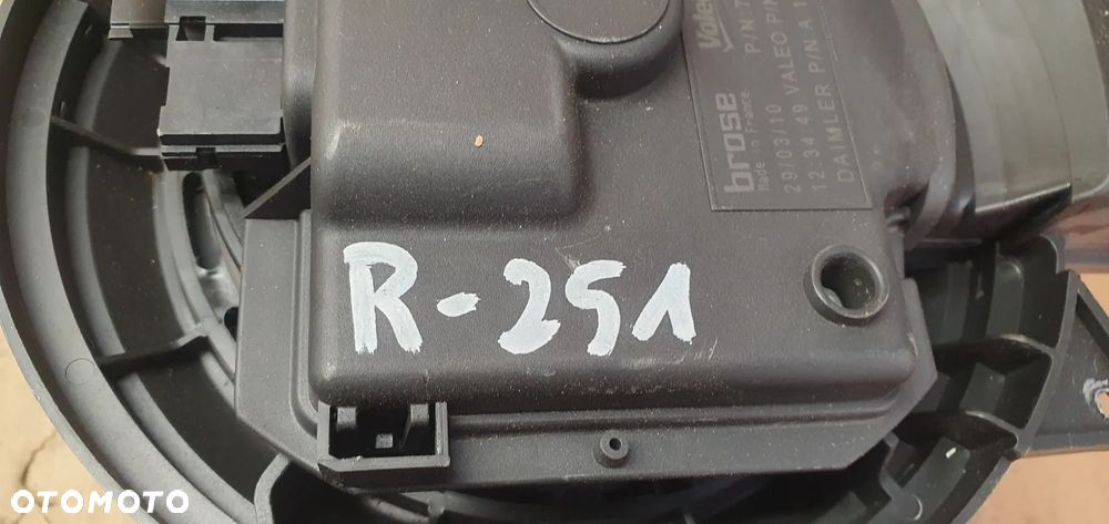 Wentylator silnik dmuchawy nagrzewnicy rezystor Mercedes R-Klasa W251 A1648350307 - 5