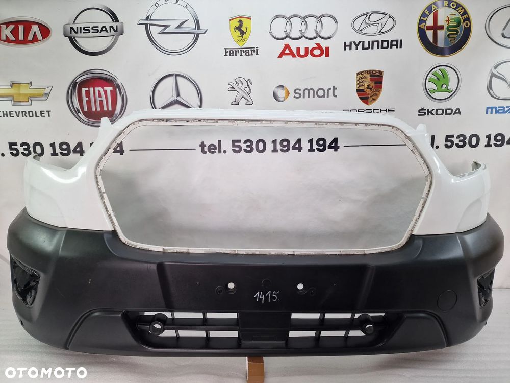FORD TRANSIT MK8 LIFT 19- ZDERZAK PRZEDNI PRZÓD NA 4xPDC 4X PDC , NR KK31-R17757-A + RK31-17F003-B , NR AUKCJI NZ1415 - 1
