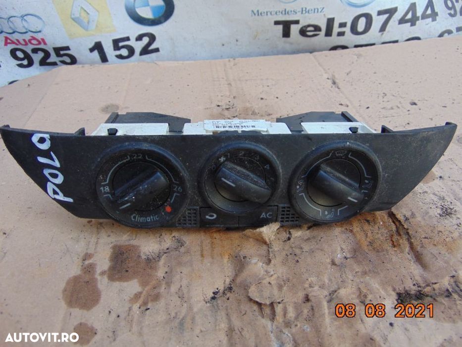 Panou AC VW polo 2002-2009 comenzi caldura aer clima dezmembrez - 1