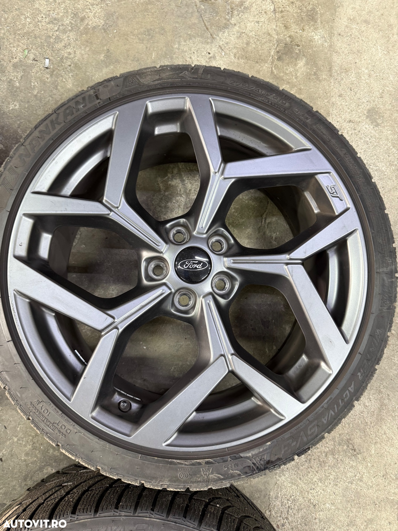 Set jante aliaj FORD PUMA an 2023 cu cauciucuri iarna 225/40R19 - 3
