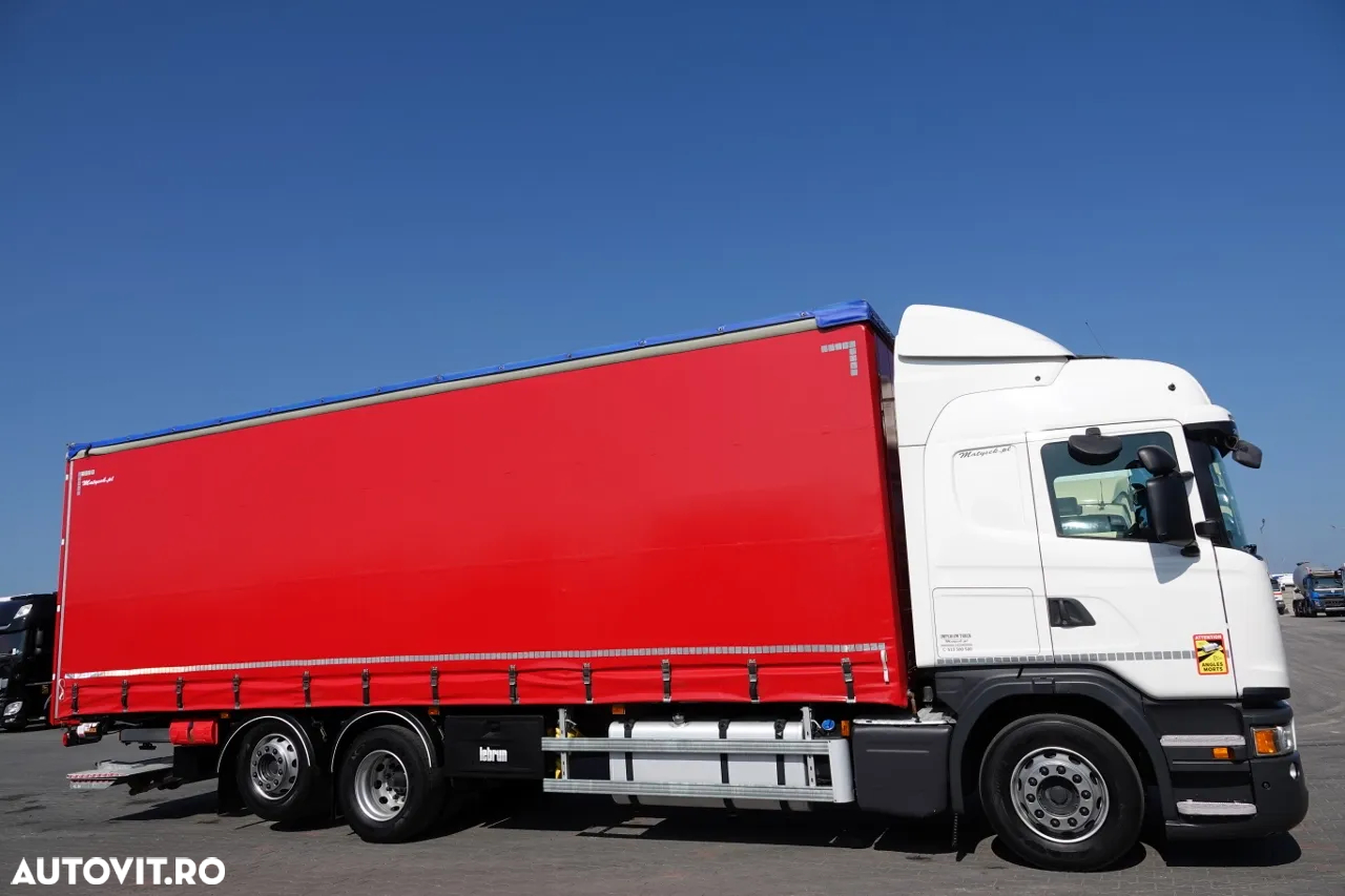 Scania G 320 / 6x2 / Curtainsider - 9 M / + LIFTARE / AXIE DE RIFATARE - 12