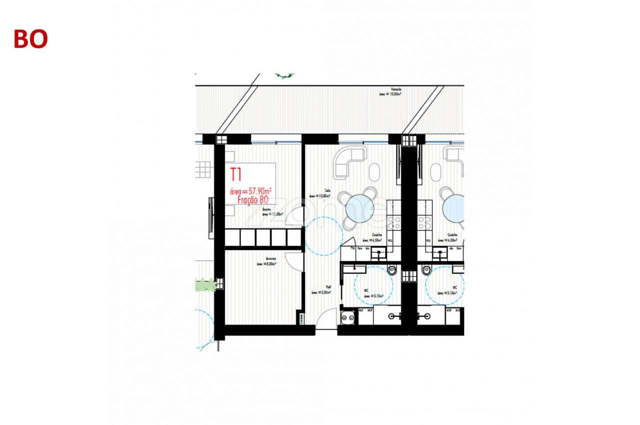 Apartamento T1+1 c/ Varanda, Freamunde, Paços de Ferreira (Fração B... - Grande imagem: 2/17