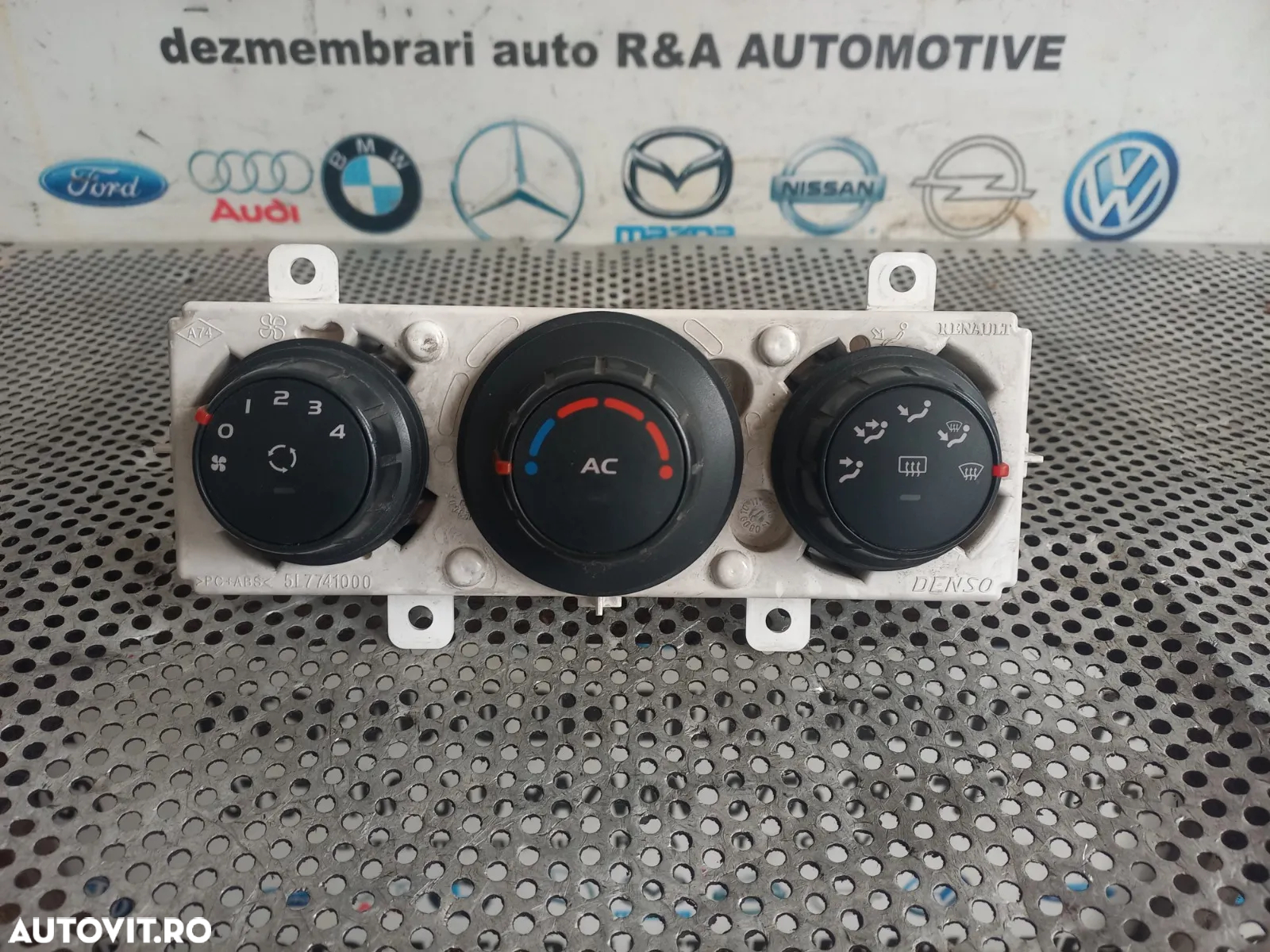 Panou Modul Comenzi Clima Aer Conditionat Renault Master 3 An 2012-2013-2014-2015-2016-2017-2018 Vo - 5