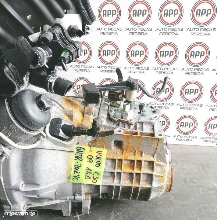 Caixa de velocidades Volvo C30 1.6 D de 2009, referência  6N5R-7002YC,  6N5R-7002 YE . - 1