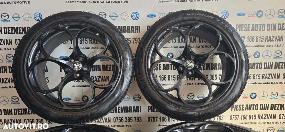 Jante Aluminiu Alfa Stelvio Quadrofoglio 2 Dimensiuni Anvelope Ca Noi Pirelli 255/45R20 285/40R20 - 7