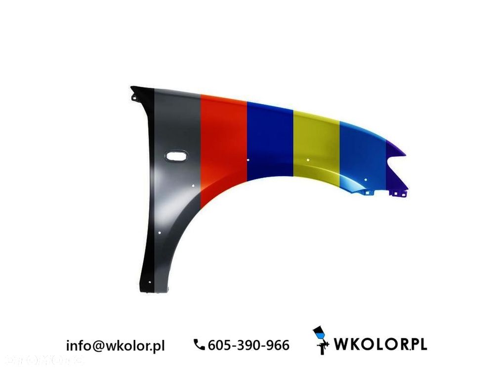 NOWY BŁOTNIK MITSUBISHI L200 2010-2015 LAKIEROWANY W KOLOR - 1