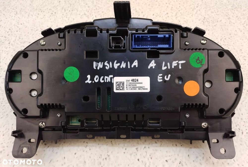opel insignia a lift 2.0 cdti zegary licznik wyŚwietlacz 23474824 - 3