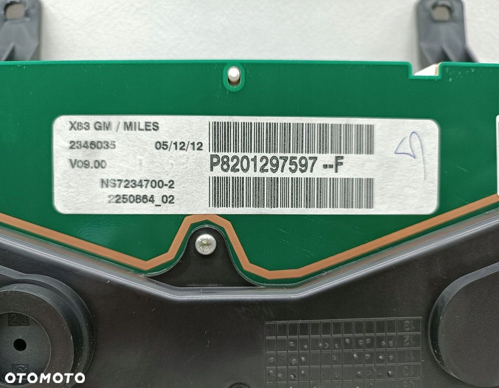 ZEGARY LICZNIK OPEL VIVARO TRAFIC LIFT 2.0 DCI P8201297597-F - 5