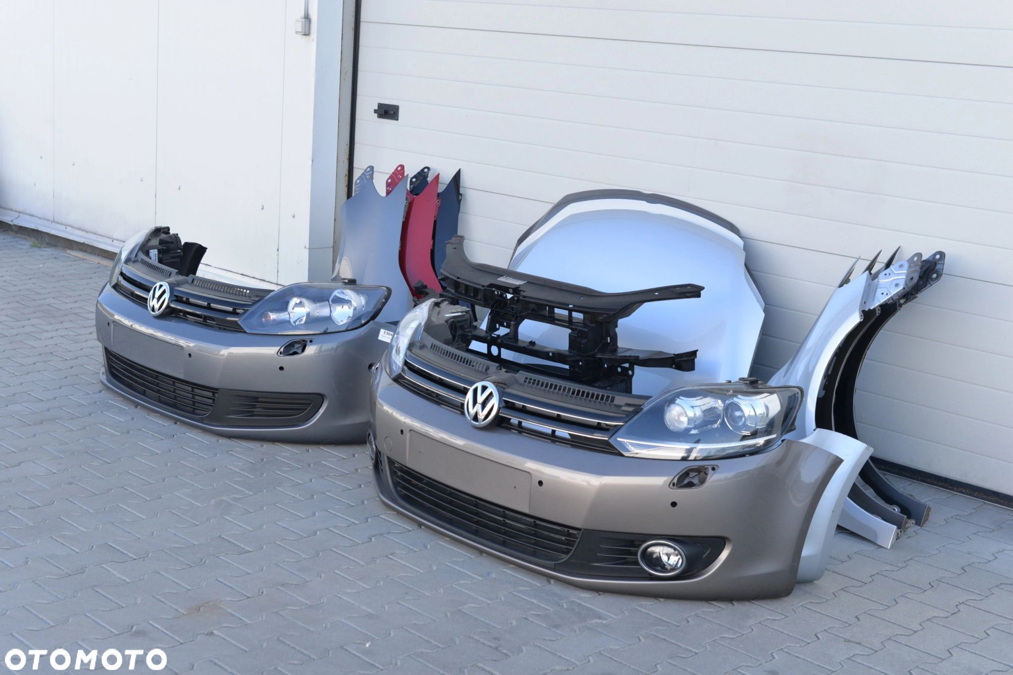 MASKA ZDERZAK GRILL BŁOTNIK LAMPA H7 XENON PAS BELKA VW GOLF VI 6 PLUS - 3