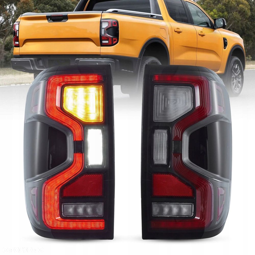 Lampy tyl ne kpl Led Neon Diodowe Raptor-look Ford Ranger VI 6 mk6 t9 2022- - 1