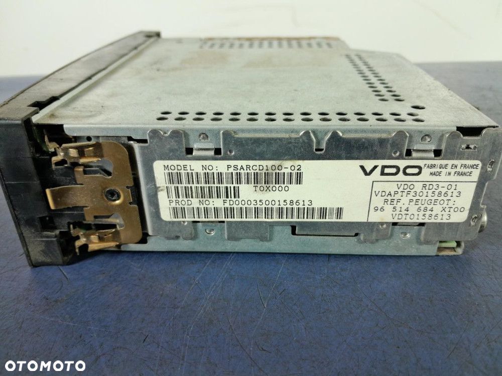 PEUGEOT 307 I RADIO RADIOODTWARZACZ CD 96514684XT - 5