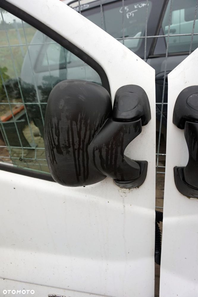 LUSTERKO ELEKTRYCZNE PRAWE TRAFIC II VIVARO PRIMASTAR BIAŁY RENAULT 2001-2014 - 1