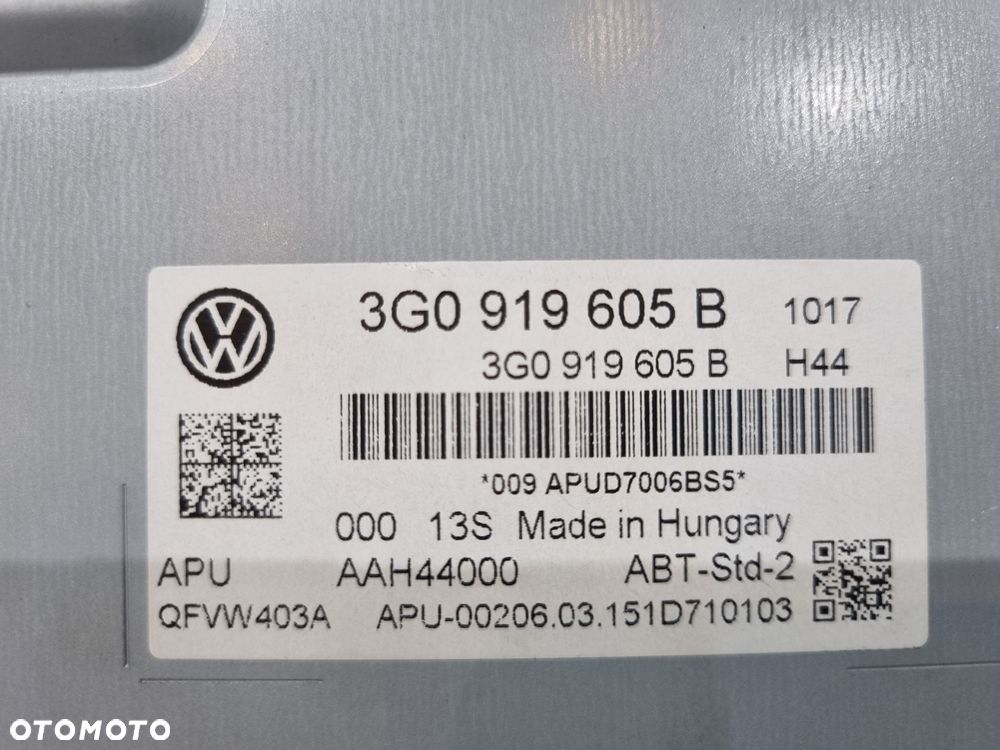 VW PASSAT B8 GOLF VII RADIO NAWIGACJA GPS EKRAN MIB STD2 3Q0035824 3G0919605B - 7