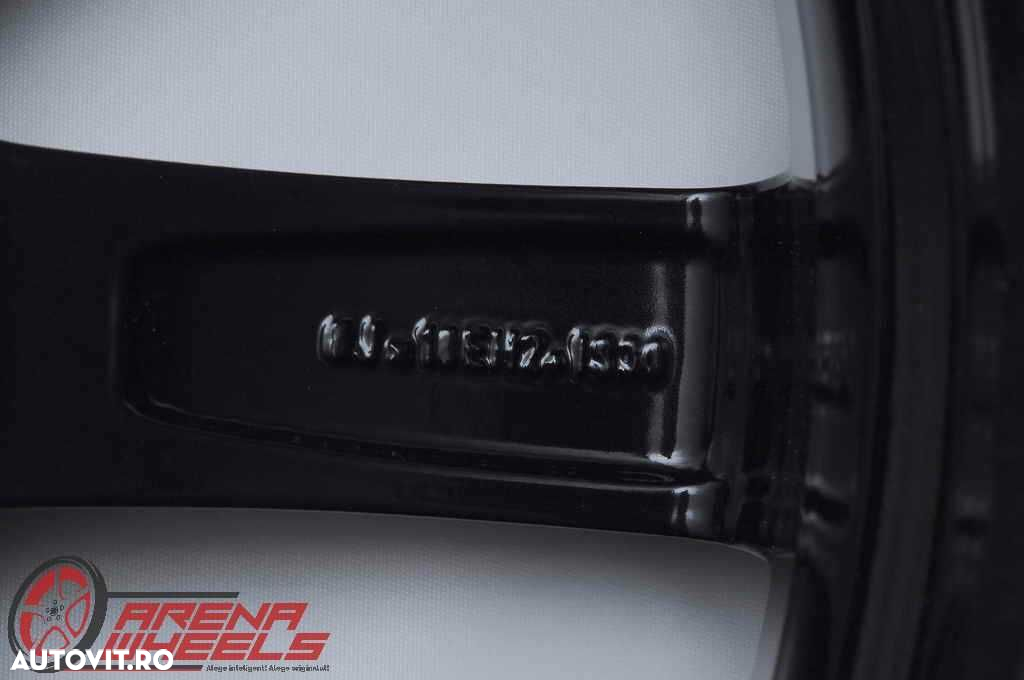 Jante Noi 18 inch Originale BMW Seria 5 F10 F11 F12 F13 F06 R18 Negru - 7