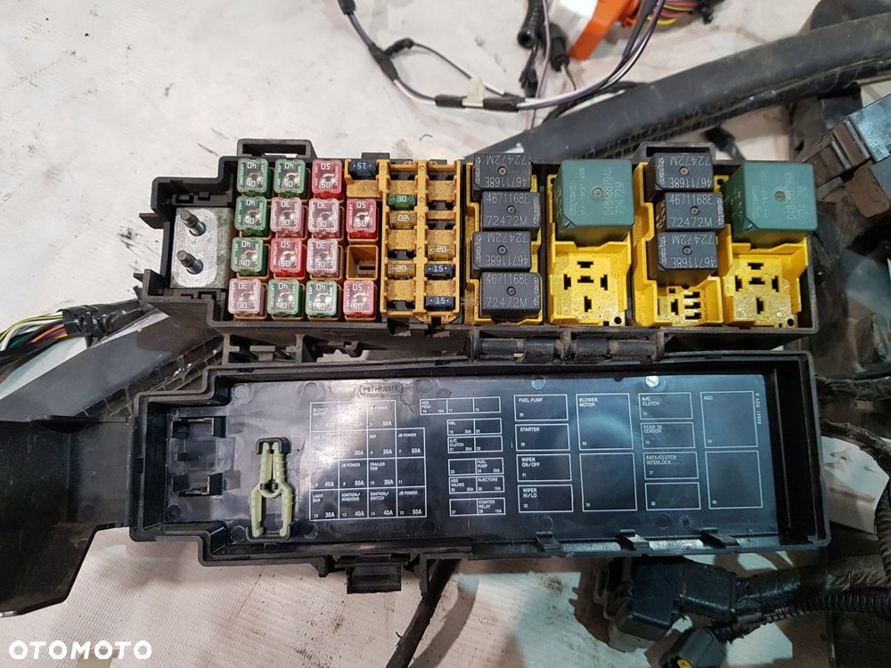 wiązka instalacja kabiny jeep liberty kj 3.7 eu - 3