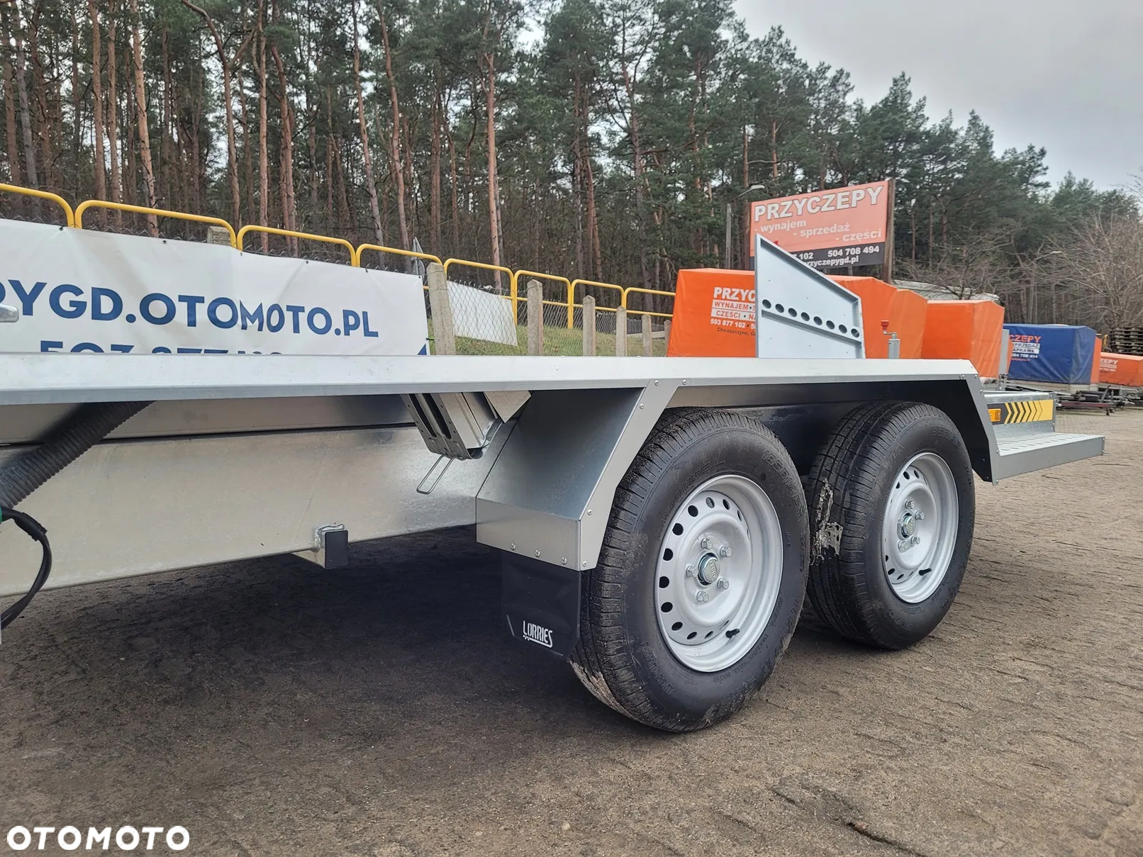 Lorries Przyczepa koparkowa LORRIES TPM 27-3115 dmc 2700kg pod koparkę MOCNA - 4