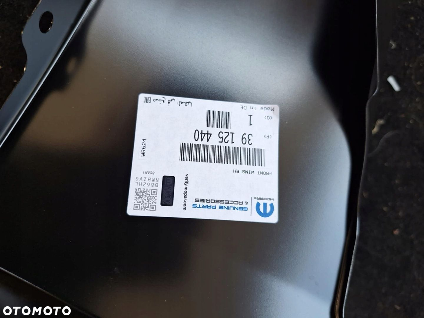 BŁOTNIK PRZEDNI PRAWY OPEL INSIGNIA B NOWY ORYGINALNY GM 39125440 - 2