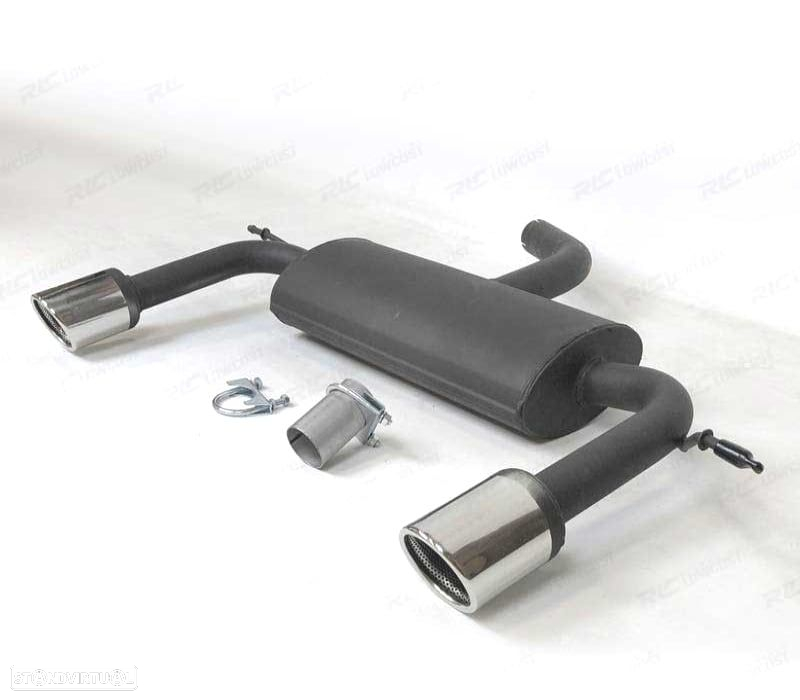 LINHA DE  ESCAPE PARA AUDI A3 SPORTBACK 12-CROMADO - 2
