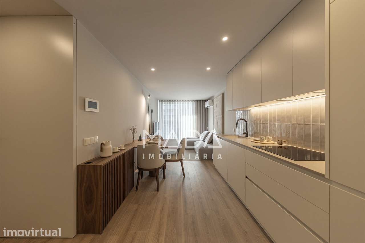NOVO Apart. T1 de GAVETO c/piscina, ginásio e garagem em S. Victor - Grande imagem: 2/28